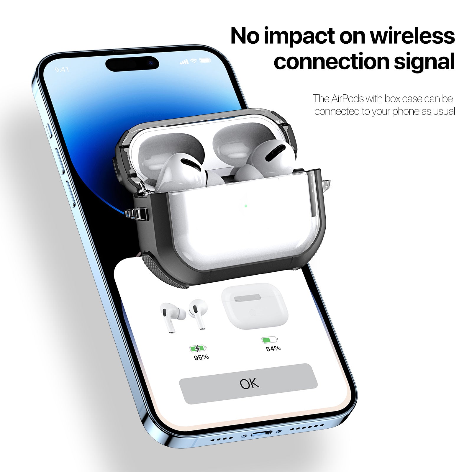 DUX DUCIS PECD Series for Apple AirPods Pro 2 Earphones Case Shockproof Protection Cover with Keychain DUX DUCIS PECD Series for Apple AirPods Pro 2 Earphones Case Shockproof Protection Cover with Keychain